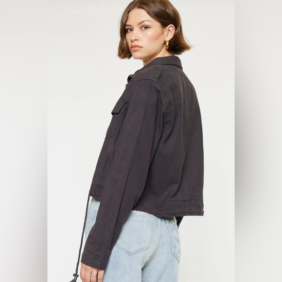 KanCan Cyclone Gray Utility Jacket Size S - Picture 3 of 13